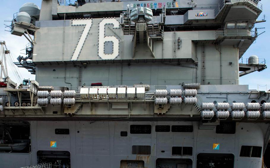 The nation's only forward-deployed aircraft carrier, the USS Ronald Reagan, is homeported at Yokosuka Naval Base, Japan.