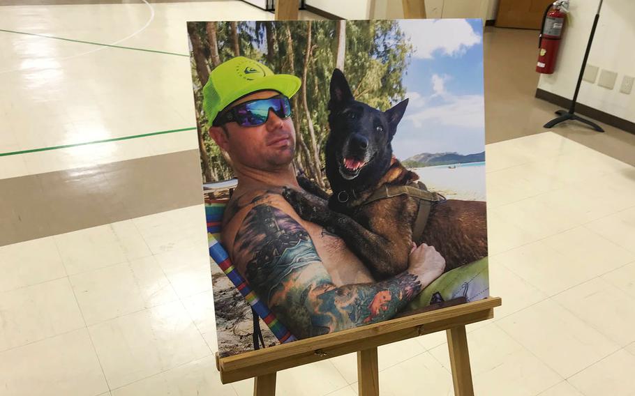 Master Sgt. Nicholas Vollweiler was stabbed to death at his home near Yokota Air Base, Japan, Nov. 9, 2018.