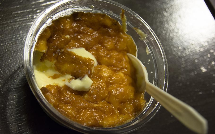 Salsa offers a selection of Latin American-inspired desserts, including leche asada — a type of baked milk custard similar to flan.