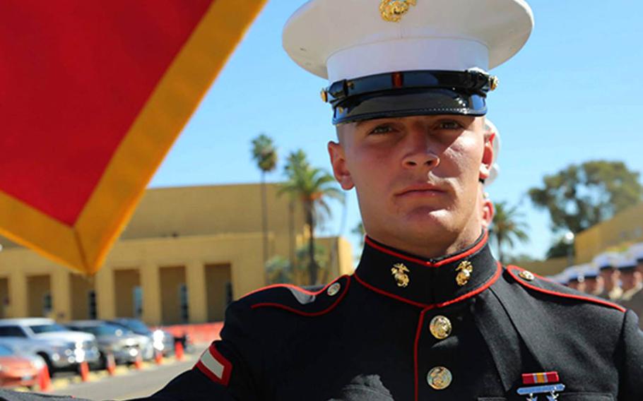 Sgt. Morgan Bergdahl of the III Marine Expeditionary Force faces multiple charges in the April 21 sexual assault of a female Marine who was reportedly too intoxicated to consent, according to his charge sheet.