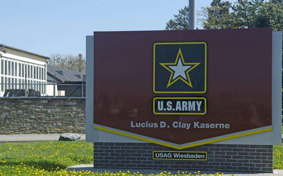 First Lt. Nicholas M. Roberts pleaded guilty in a Clay Kaserne courtroom Wednesday to assaulting his girlfriend during a 2017 argument, and was sentenced by a military judge to 60 days confinement.
Stars and Stripes