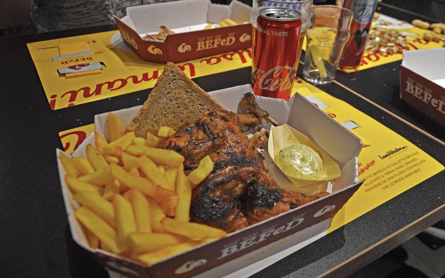 Flavorful chicken is what BEFeD, a restaurant in the city of Sacile, Italy, is well known for. The chicken is cooked over a wood burning fire that gives the meat a distinct juicy, smoky and spicy flavor.