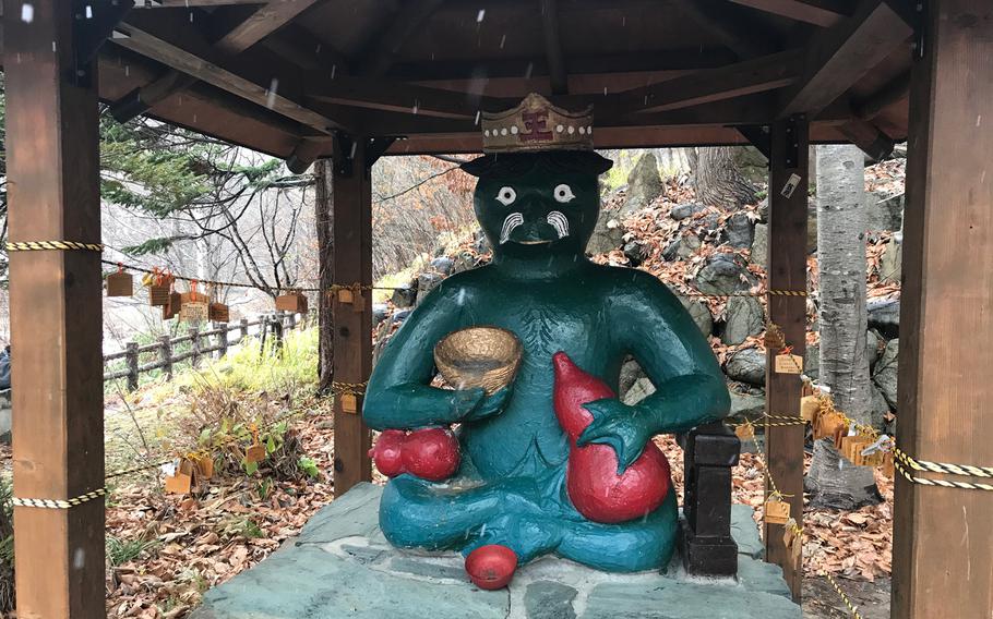 Folklore holds that kappa love to eat cucumbers and engage in sumo wrestling. They've also been accused of looking up ladies' kimonos and assaulting swimmers.
