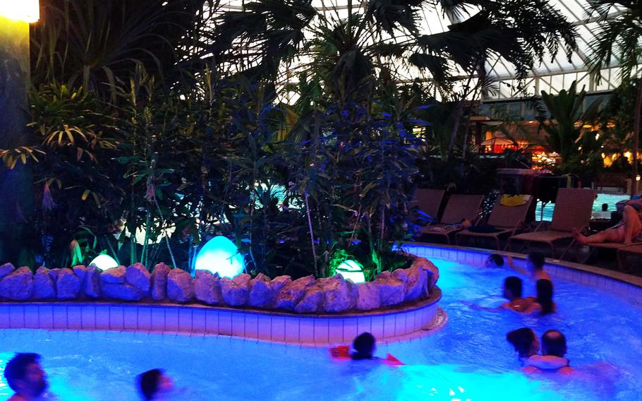 One of the pools at Therme Erding, in Erding, Germany, Monday, Feb. 18, 2019.