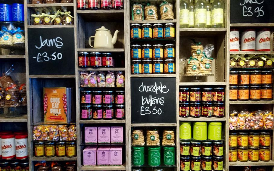 The shop inside of Bill's Restaurant in Bury St Edmunds, England, Feb. 26. Bill's started out in 2001, when Bill Collison opened a small grocery store in Lewes, East Sussex, and now Bill's own products are available in each restaurant location and online.