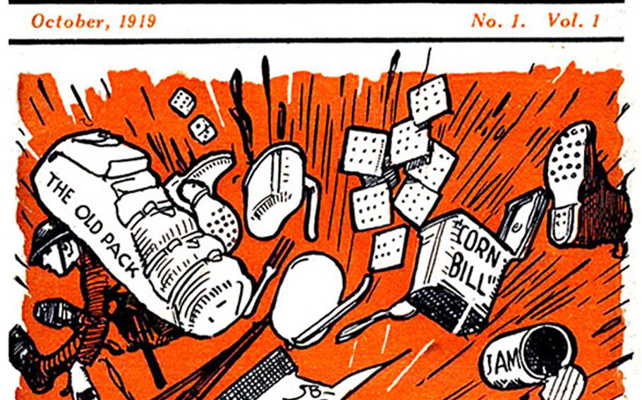 The cover of the first issue of ''Captain Billy's Whiz Bang'' from October 1919.