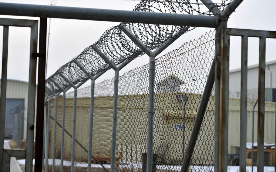 The United Nations in a report released Wednesday, April 17, 2019, expressed concern over conditions for detainees at the Afghan National Detention Facility in Parwan province. The facility, pictured here in 2017, is managed by the Afghan Defense Ministry.
