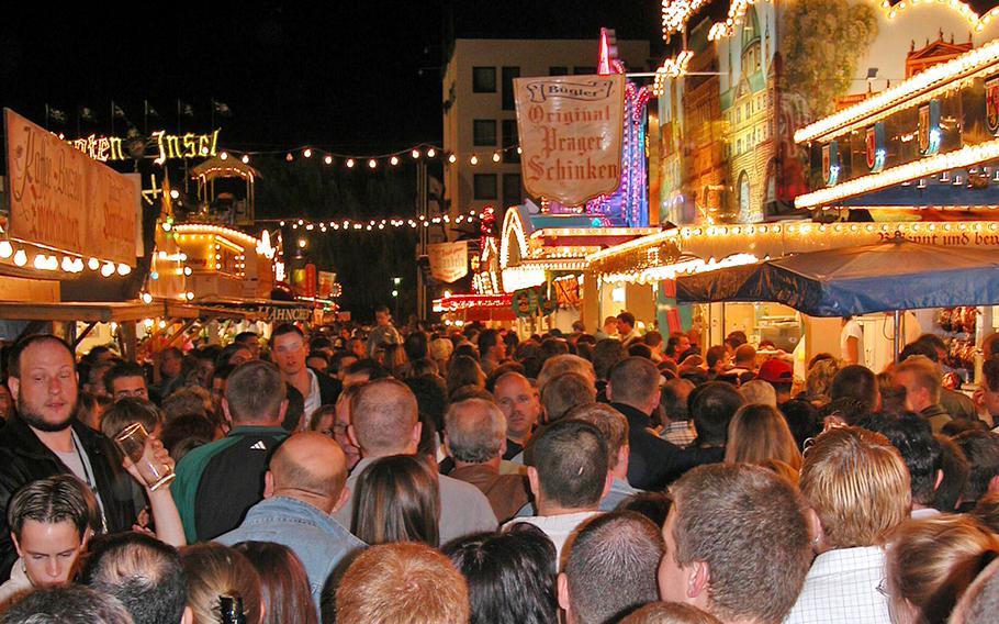 The Duerkheimer Wurstmarkt in Bad Duerkheim, Germany, can get a little crowded, so be ready for some bumping and grinding on weekend nights when the centuries-old wine festival is on. U.S. military officials are reminding Americans to be safe if attending the Wurstmarkt, where both U.S. and German law enforcement personnel will be present.