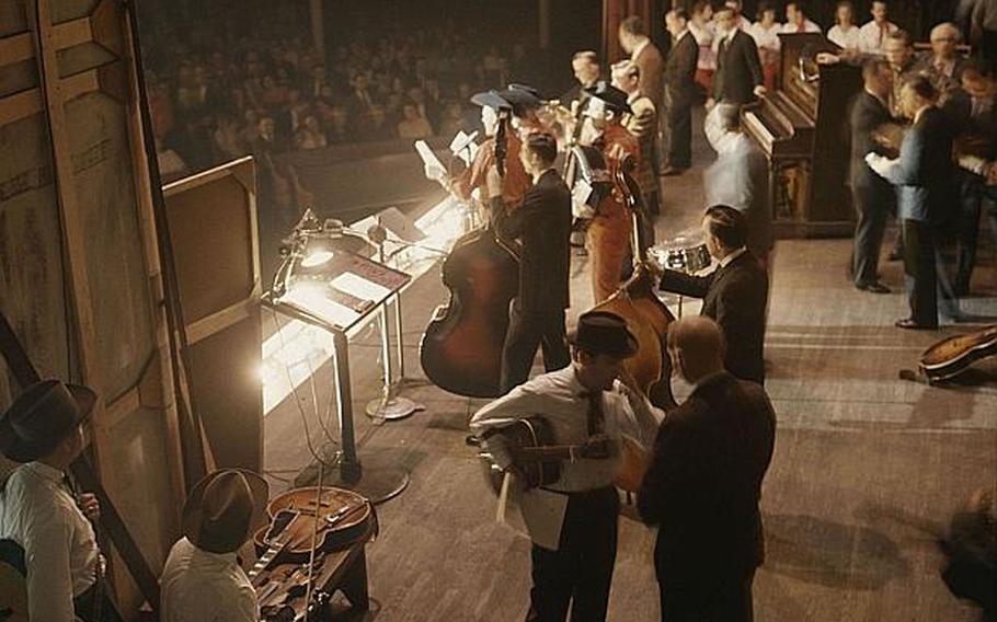 The Grand Ole Opry, the longest-running radio broadcast in U.S. history, began in 1925 but gained nationwide popularity during World War II. Armed Forces Radio added the Grand Ole Opry to its regular rotation during the conflict, helping the broadcast surge into prominence.