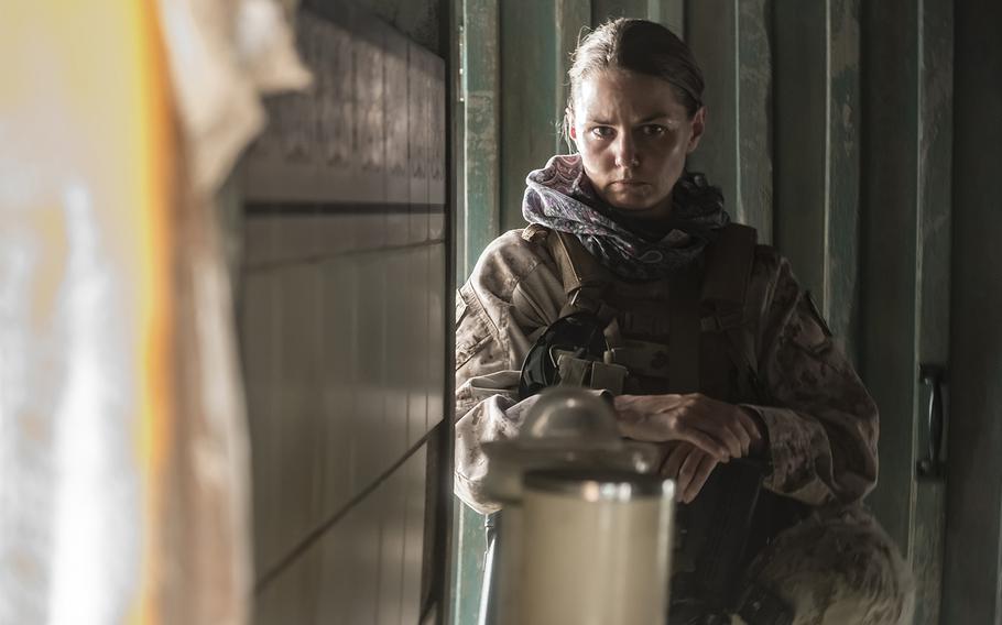 Cassidy Sharp, a character in the NBC drama "This is Us," depicts a Marine who returns from a deployment to Afghanistan struggling with post-traumatic stress disorder. Her character was inspired by multiple real-life servicemembers.
