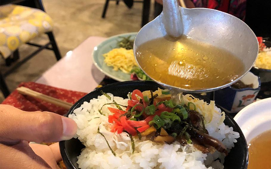 Keihan, a popular dish in Japan's Amami archipelago, means "chicken rice."
