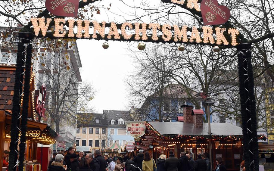 The Christmas market in Worms lasts until Dec. 23, 2019.