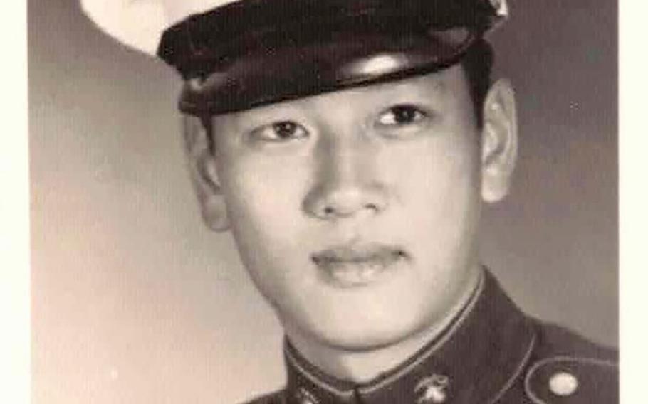 Franklin Chang at Camp Pendleton, before going to Korea.