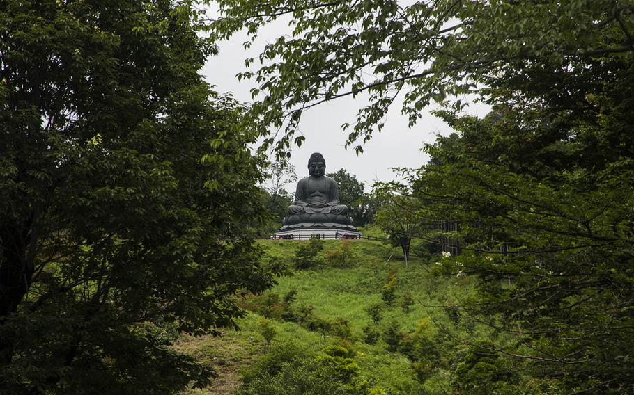 The Rokuya Daibutsu at Hokoji in Hinode, Japan, sits about three feet taller than its more famous counterpart in Kamakura.