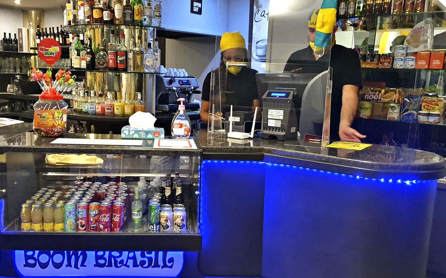 Boom Brasil, a restaurant that recently opened for business in Sacile, Italy, not far from Aviano Air Base. The restaurant has many traditional Brazilian dishes and they also serve great drinks, to include the caipirinha, the national Brazilian cocktail.