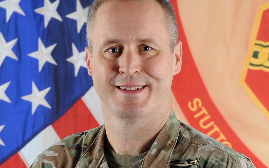 Col. Jason Condrey, Stuttgart garrison commander, said during a July 9, 2020, virtual town hall meeting that there has been a slight uptick in coronavirus cases at the garrison, mostly due to stateside arrivals.