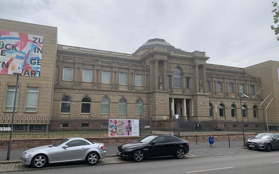 The outside of the Staedel Museum in Frankfurt, Germany on August 2, 2020. The Staedel Museum is named after Frankfurt banker Johann Staedel, who laid the cornerstone for the art museum in 1815.