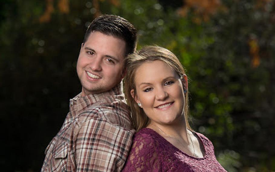 Staff Sgt. Wesley W. “Wes” Kubie, shown here with his wife, Abby, in an undated photo posted to social media, died of injuries suffered in a Humvee crash that occurred Tuesday afternoon near the Smoky Hill Weapons Range.