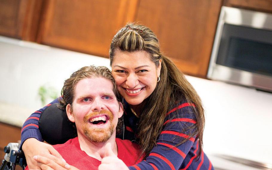 Minie and Anson Curry at their San Antonio home in early 2015.