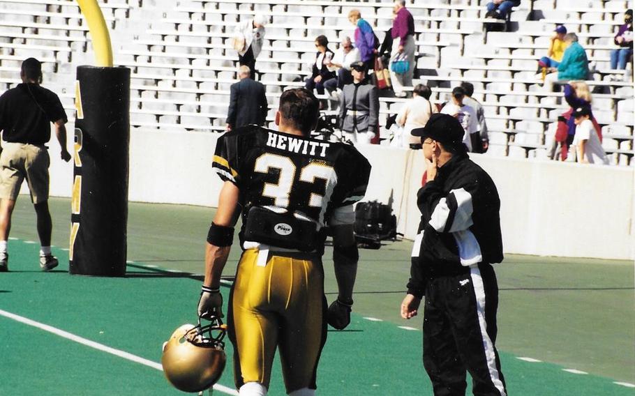 Former Army fullback Joe Hewitt, whose career and education at West Point were cut short by concussions, is part of a class-action lawsuit against the NCAA.
 