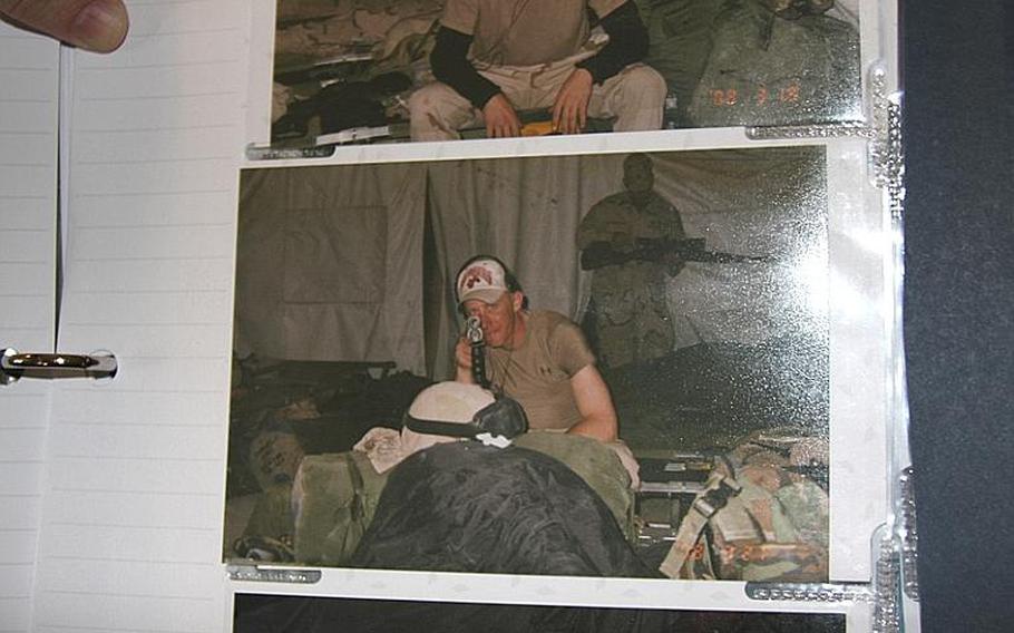 Bobby Lisek, shown in a photo taken in Iraq in early 2004.