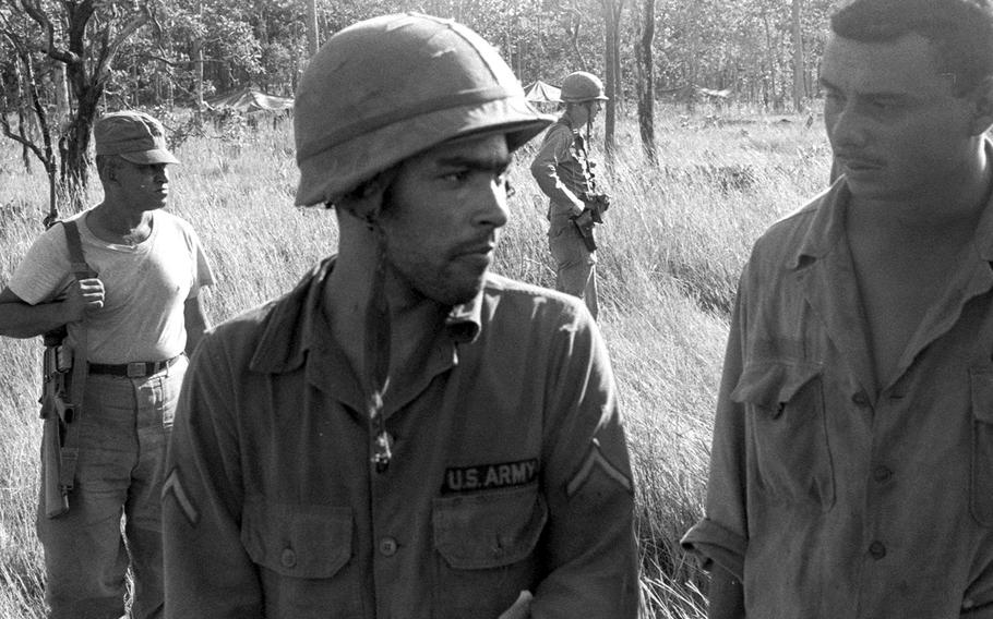 1st Cavalry soldiers near Plei Me, Vietnam, in November, 1965.