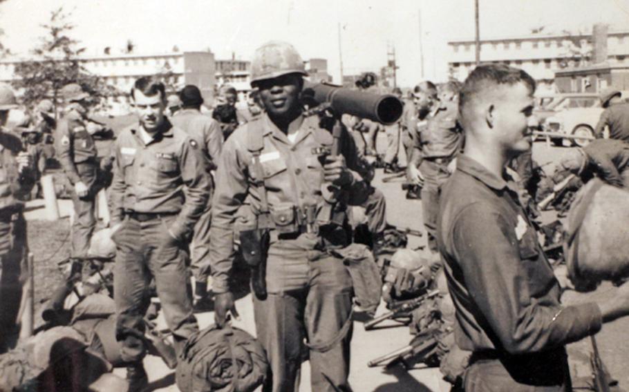 Willie McTear, center, served in Charlie Company of the Army 9th Division's 4th Battalion, 47th Infantry Regiment during the Vietnam War.