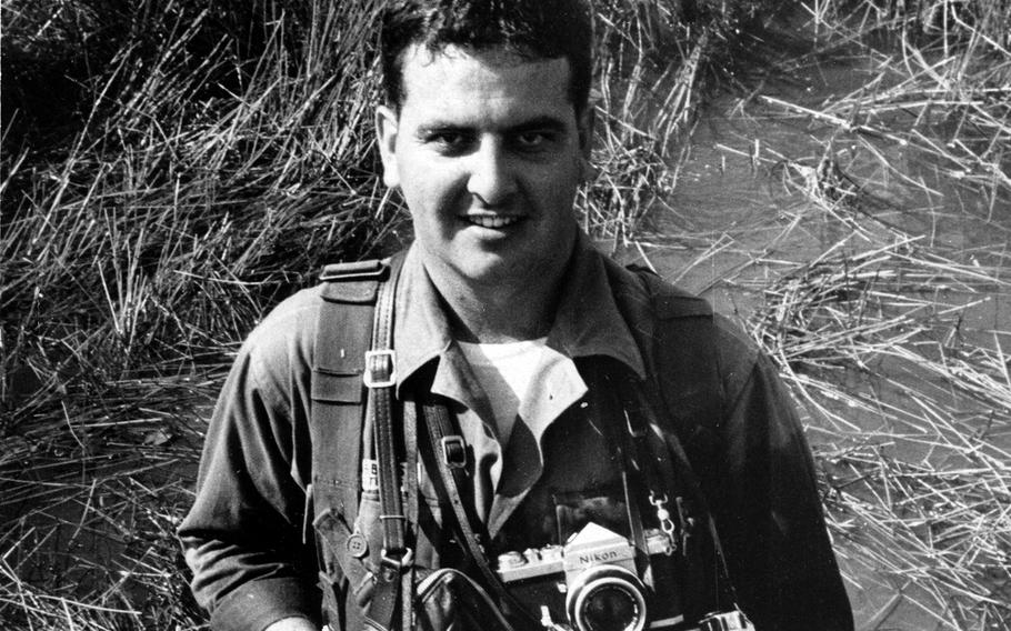 Steve Stibbens, a Stars and Stripes photographer during the Vietnam War. 