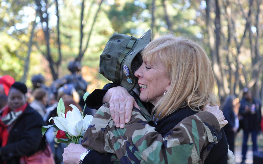 Jane McCarthy is part of the program marking Veterans Day 2018 at the Vietnam Women’s Memorial in Washington.  