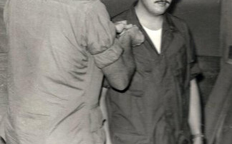 As described by Raymond Keen: I received my "Navy LT Bars from CDR C. H. Lowery - DaNang, 1st Med Battalion, Vietnam - March 1968."
