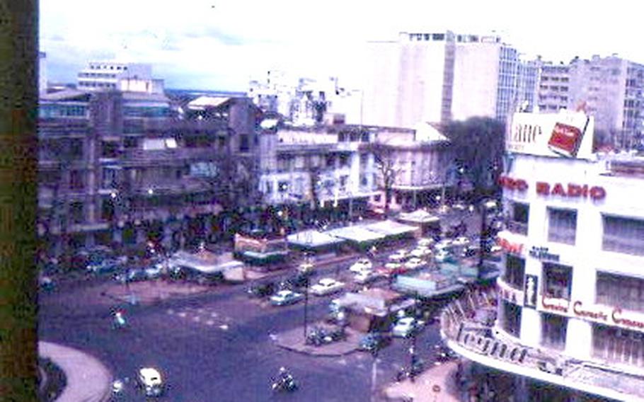 As described by Austin Miller: "View from Rex Hotel  Saigon, 1964."
