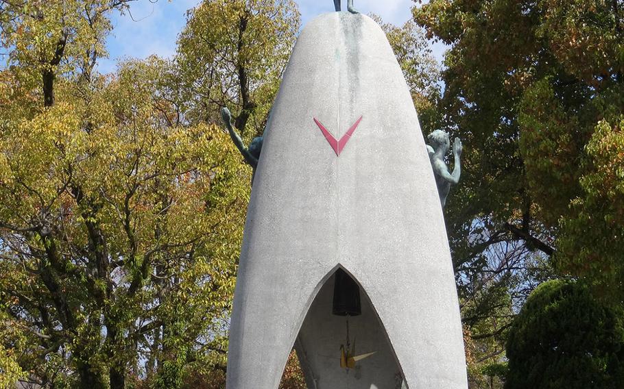 One of the most visited memorials in the Hiroshima Peace Memorial Park is the Children's Peace Monument to commemorate all the children who died from the Atomic bombing. The girl's statue atop the monument was modeled after Sadako Sasaki who died of leukemia at age 12, 10 years after she was exposed to the blast. She folded origami paper cranes in her sickbed in hopes of making 1,000 cranes so that her wish to continue to live would be granted.