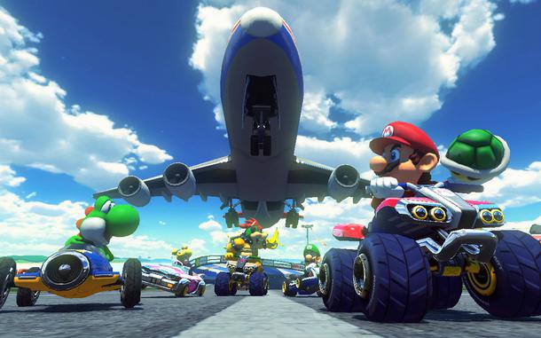 FILE -- This file photo provided by Nintendo shows a scene from the video game, "Mario Kart 8." (AP Photo/Nintendo, File)