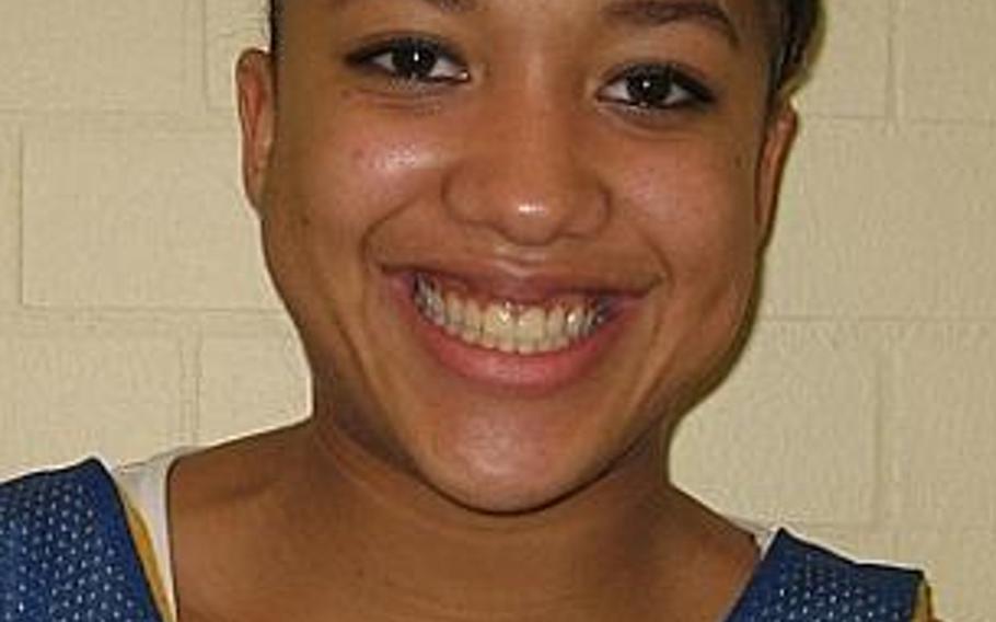 LeAmber Thomas, a senior outside hitter/middle blocker for Wiesbaden High School, has been named Stars and Stripes girls Athlete of the Week.