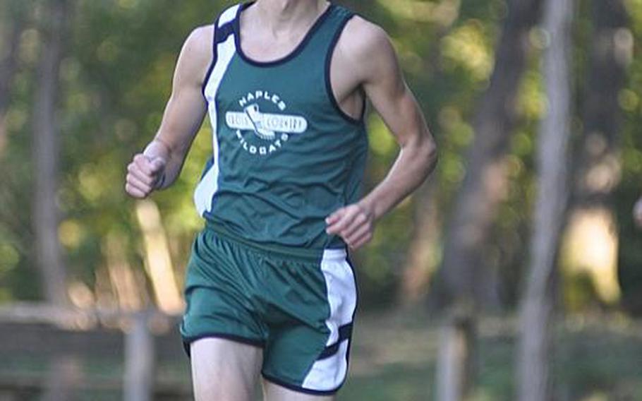 Naples' John Fain will be one of the favorites in Saturday's DODDS-Europe Cross Country Championships. He's set course records the last three weeks, including an effort of 17 minutes, 9 seconds on a course near Polcenigo, Italy, last weekend.