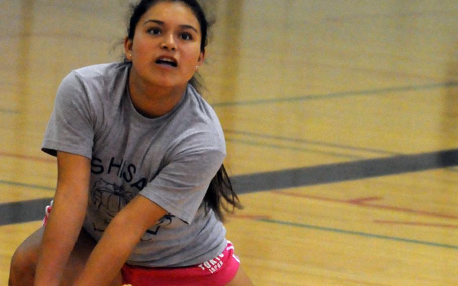 Kubasaki Dragons senior girls volleyball outside hitter Syvanna Ascencio.