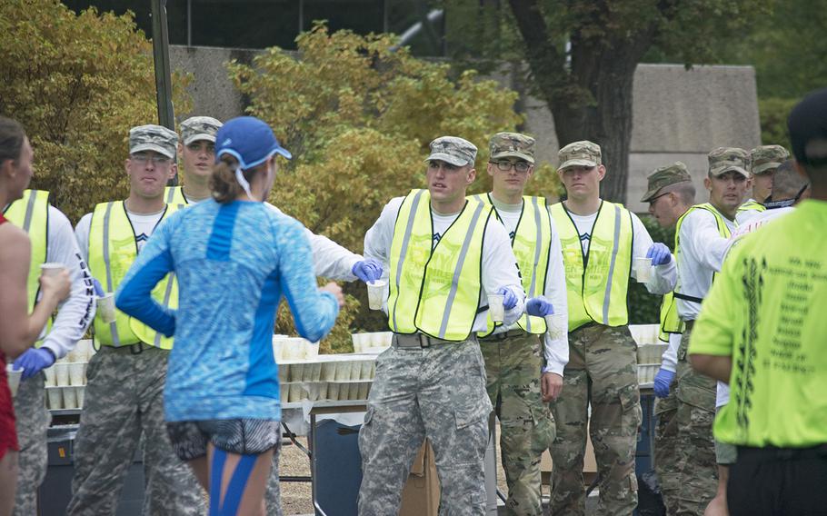 Runners at the Army Ten-Miler in Washington, D.C., on Oct. 9, 2016.