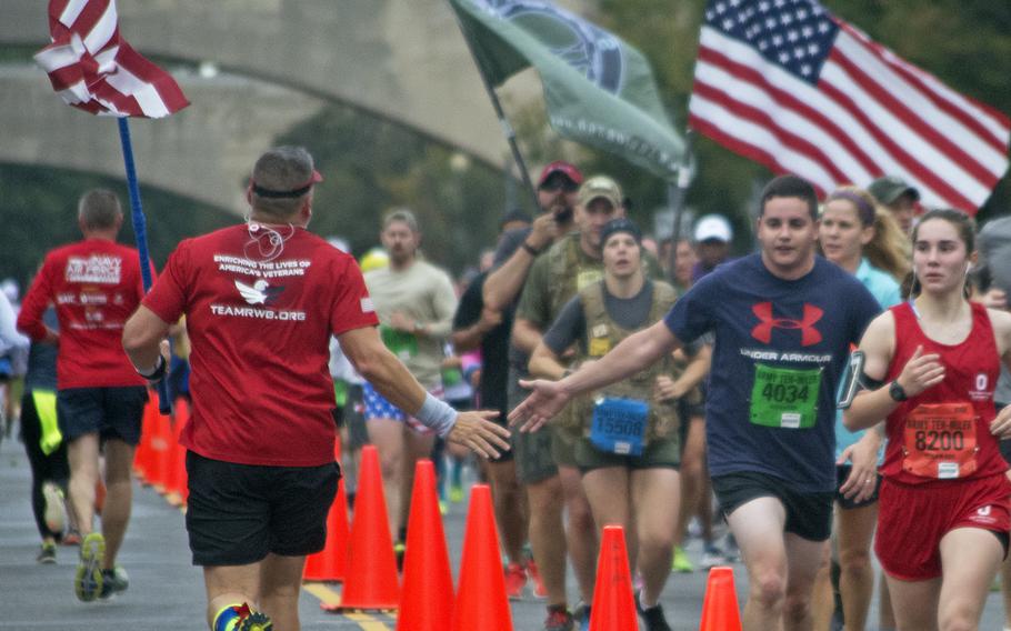 Runners at the Army Ten-Miler in Washington, D.C., on Oct. 9, 2016.