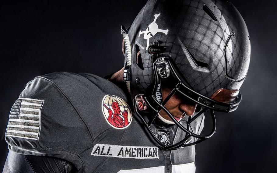 This year's West Point football uniform for the upcoming Army-Navy game was inspired by the World War II paratroopers of the 82nd Airborne Division.