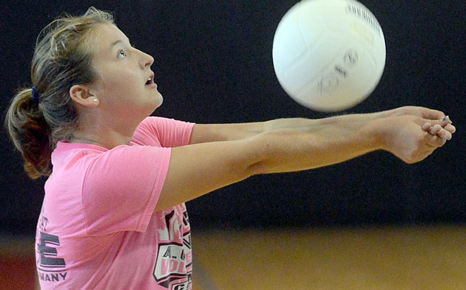 Junior Kate Holtquist will be tasked with replacing three-year starter Paris Hingel at setter for Zama's volleyball team.