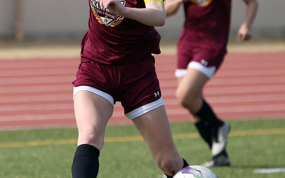 Senior Micayla Feltner led Matthew C. Perry with 37 goals last season.