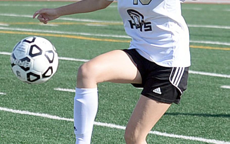 Sophomore Arielle Stickar returns as a key midfielder for Humphreys girls soccer team.