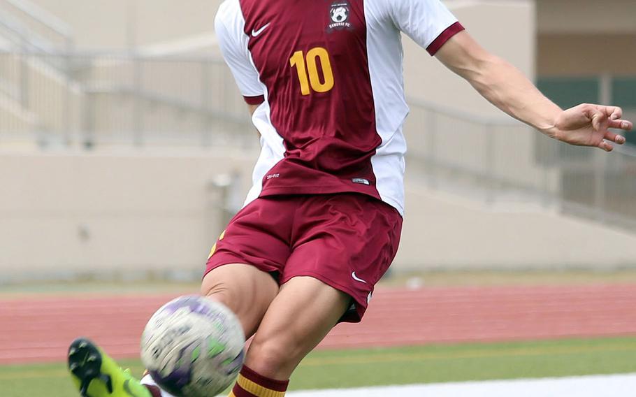 Matthew C. Perry senior Kai Lange, who last year set the Pacific record for a single season with 85 goals, enters Far East once again leading the region with 30 goals.