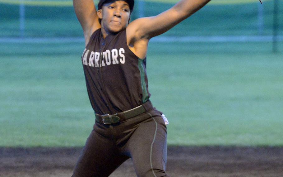 Daegu right-hander Bethani Newbold was named Division II softball tournament MVP.