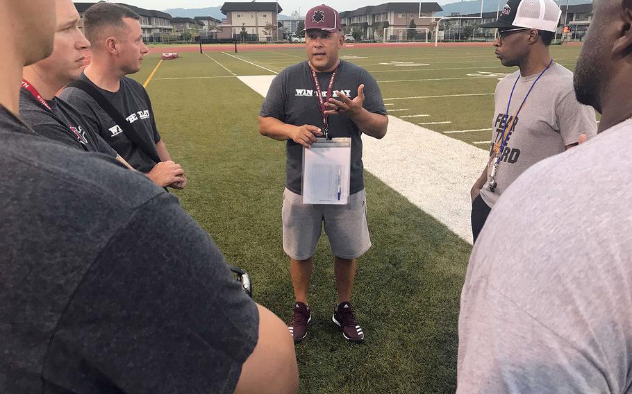 Head coach Frank Macias and his staff plan to bring back the hard-nosed, physical football that led Matthew C. Perry to success in 2016-17.