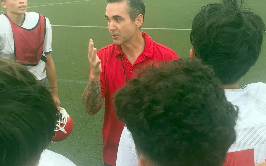 Dan Joley begins his 10th season as Nile C. Kinnick football coach at the helm of the defending Far East Division I champion Red Devils.