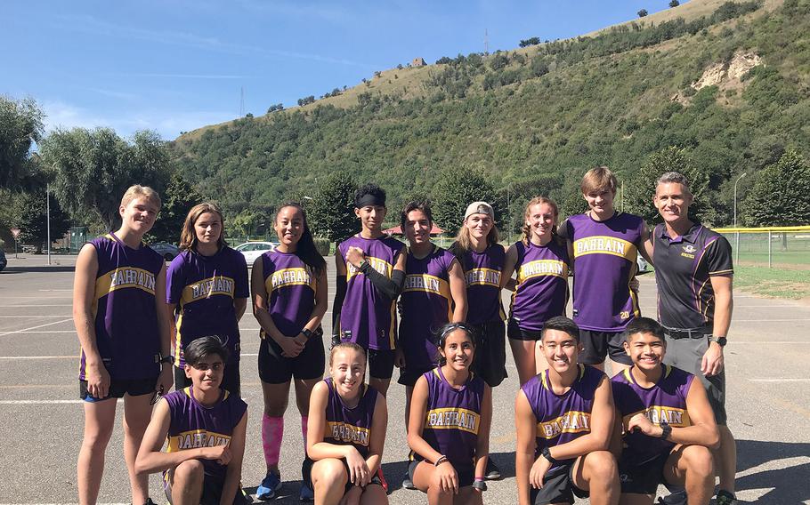 The Bahrain cross country team poses for a photo after competing in Naples, Italy on Sept. 21, 2019. The team qualified 11 runners for the European Championships in Germany on October 19.