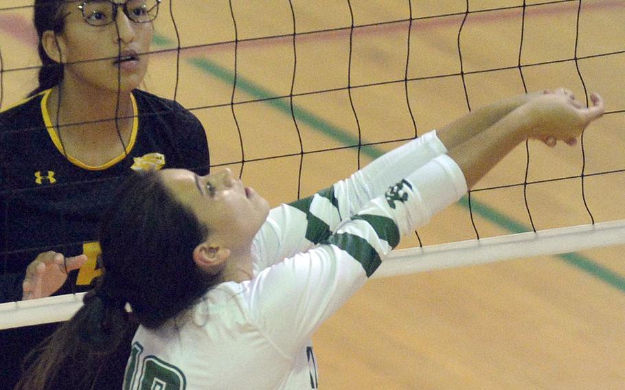 Kubasaki sophomore setter Alyssa Alvarado averaged 24.3 assists per match during the season.