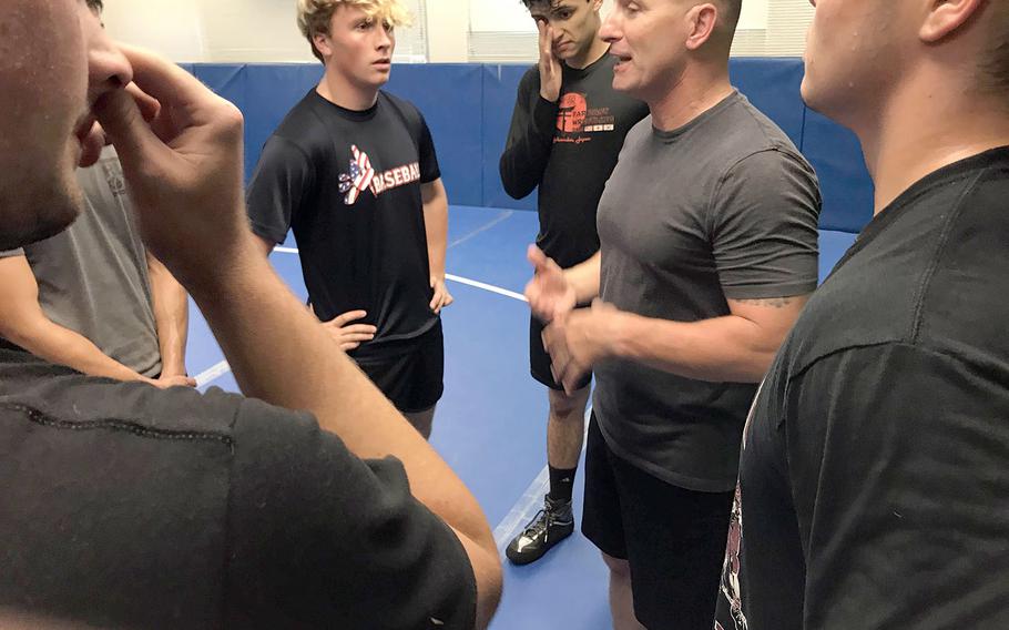 Brent Cook is in his fourth season as coach of defending Far East individual freestyle team champion Kubasaki.