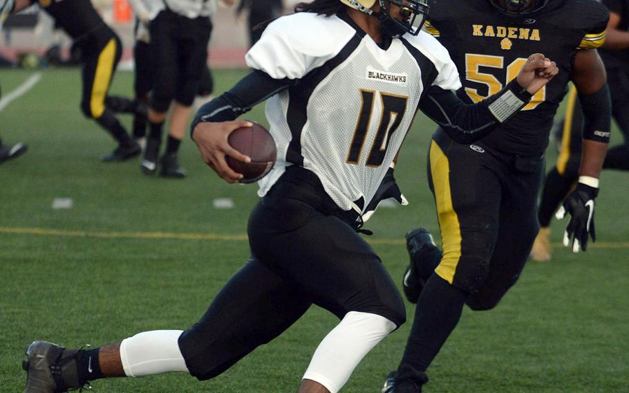 Humphreys' quarterback Deontaye Gregory is one of the seniors who might not get an opportunity to play football in his final year as a student-athlete.